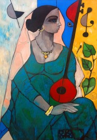 Abrar Ahmed, 20 x 30 Inch, Oil on Canvas, Figurative Painting, AC-AA-603 Abrar Ahmed, 20 x 30 Inch, Oil on Canvas, Figurative Painting, AC-AA-603